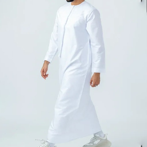 Advaxe White Emirati Style Thobe - Image 1